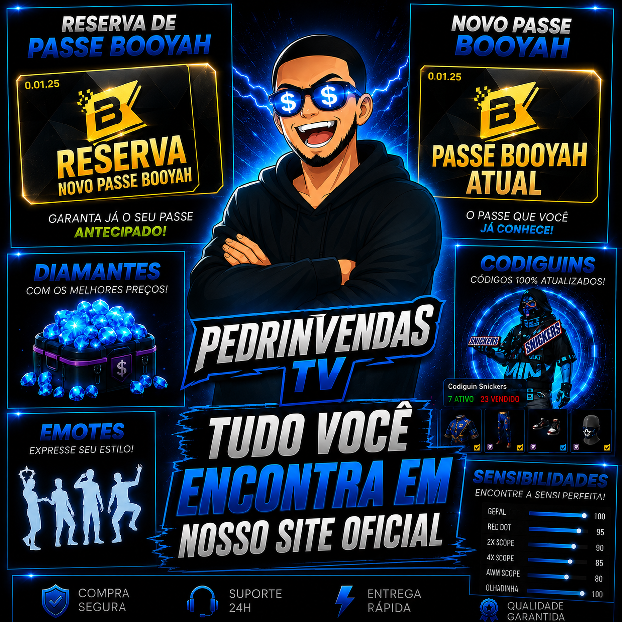 PedrinVendasTV - tudo você encontra no nosso site oficial