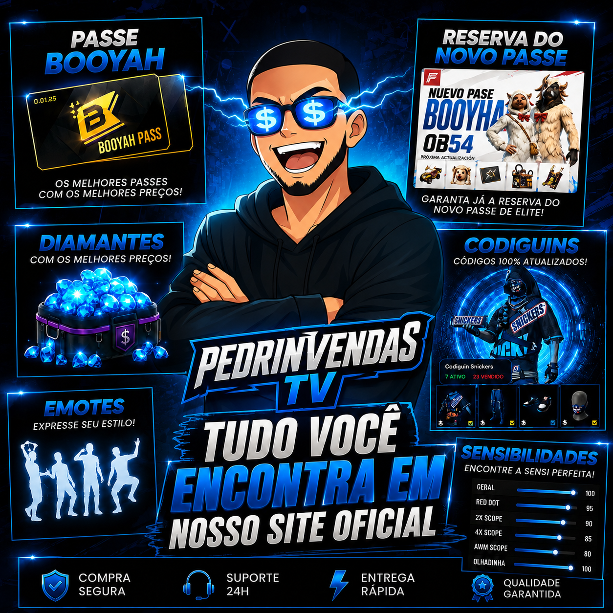 PedrinVendasTV - tudo você encontra no nosso site oficial